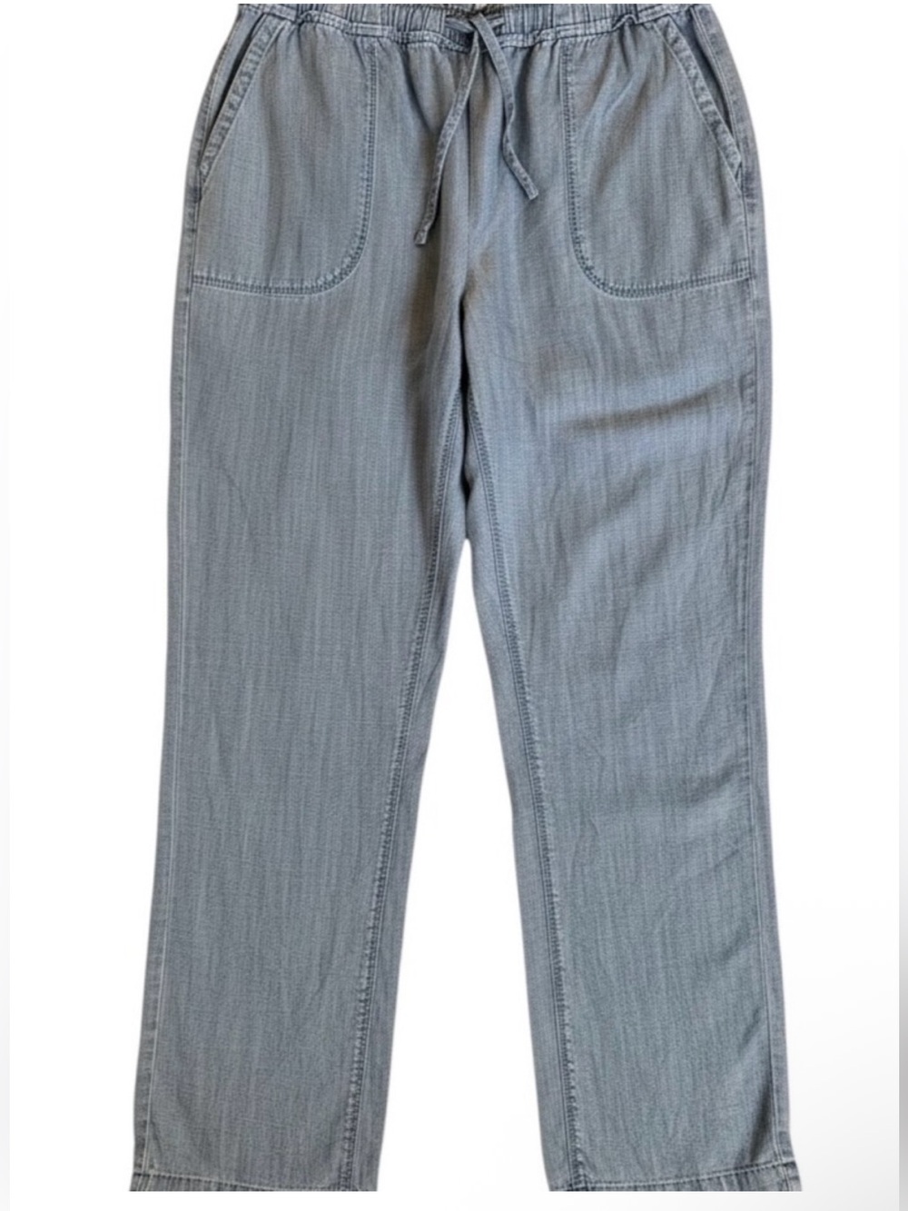 ⛱️Splendid - Blue Chambray Drawstring Jogger Pants - M